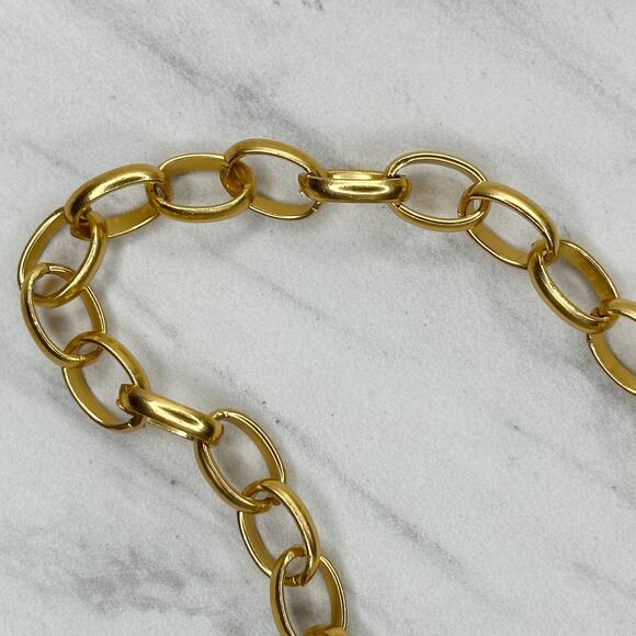 Gold Chain Link Belt Y2K Festival Adjustable One Size ✨ - Picture 10 of 11